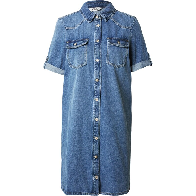 ONLY Dolga srajca 'ONLLisa' moder denim