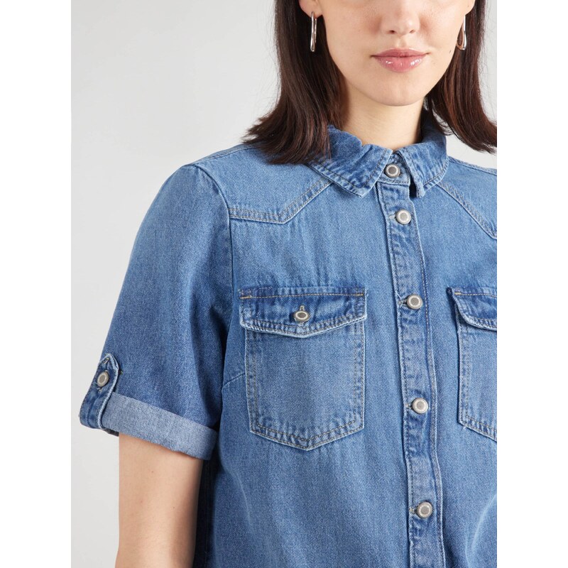 ONLY Dolga srajca 'ONLLisa' moder denim