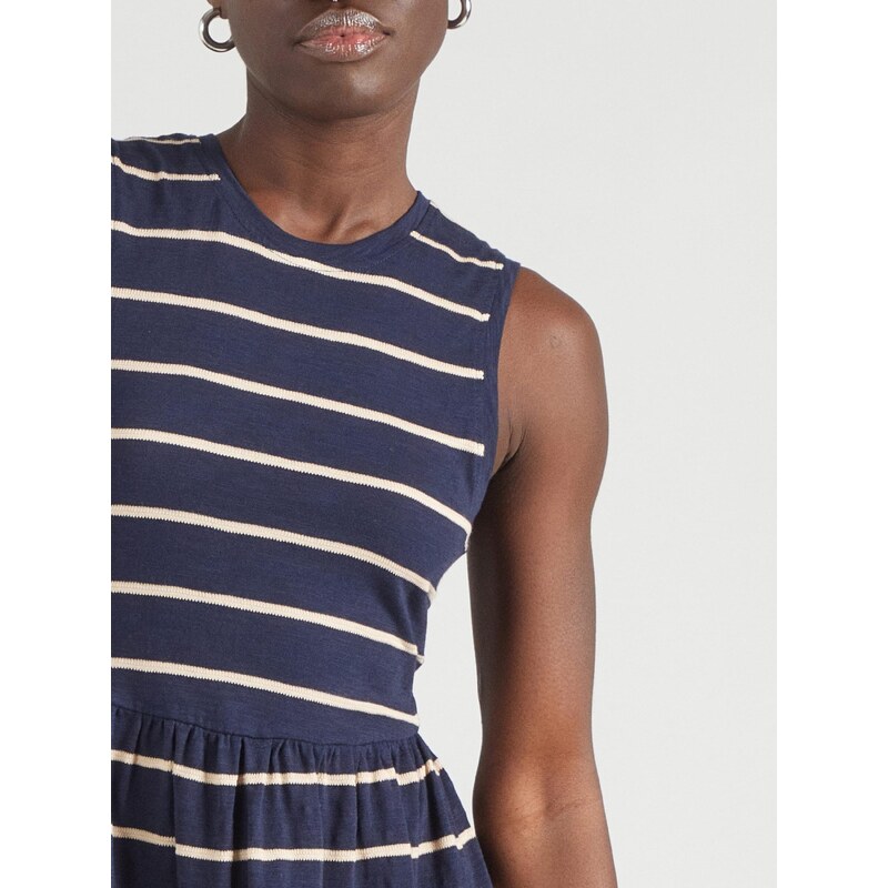 ONLY Obleka 'ONLSummer' mornarska / bela