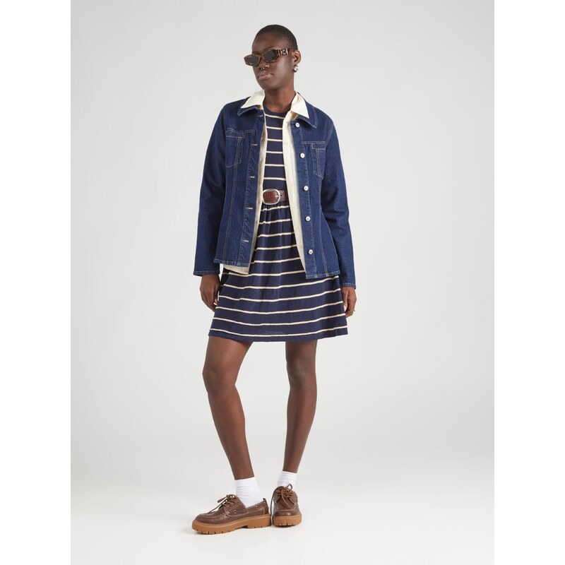 ONLY Obleka 'ONLSummer' mornarska / bela