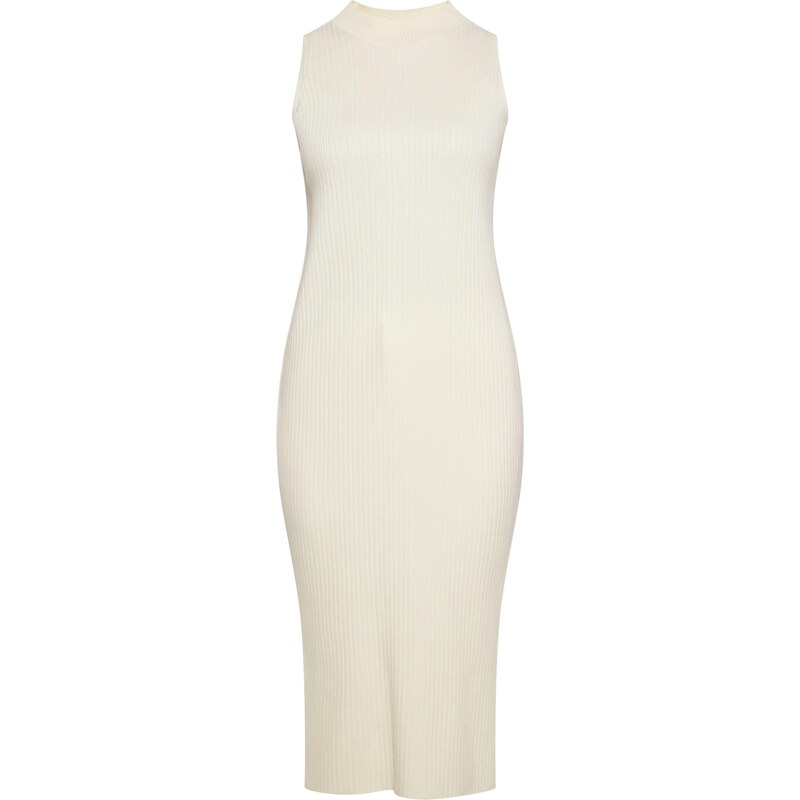 usha WHITE LABEL Pletena obleka kremna