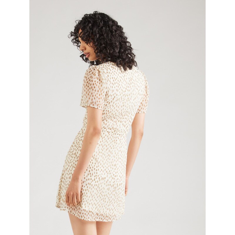 VILA Obleka 'VIFalia' kamela / ecru