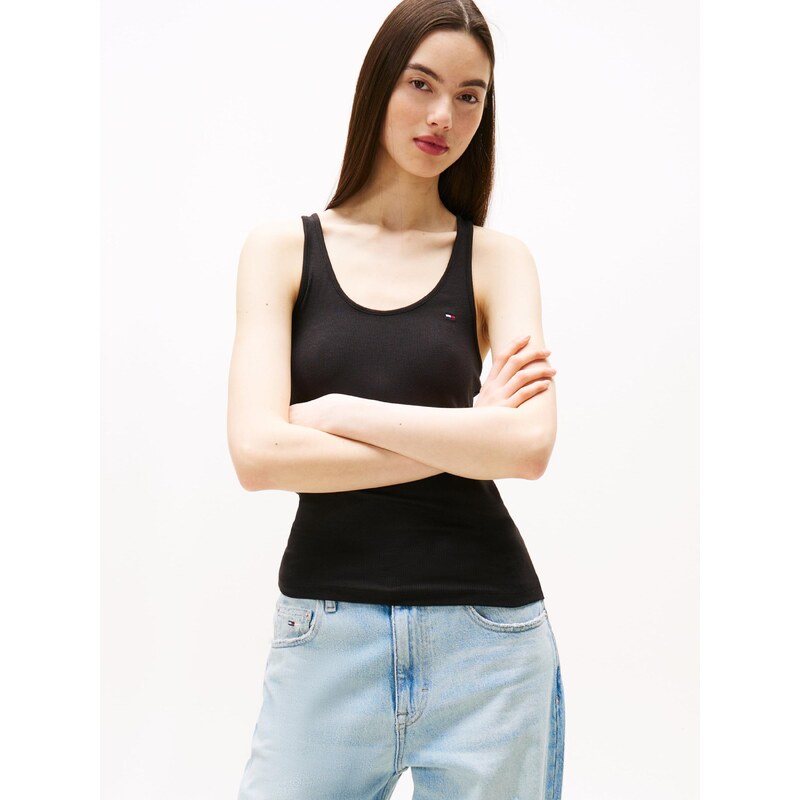 Tommy Jeans Top mornarska / rdeča / črna / bela