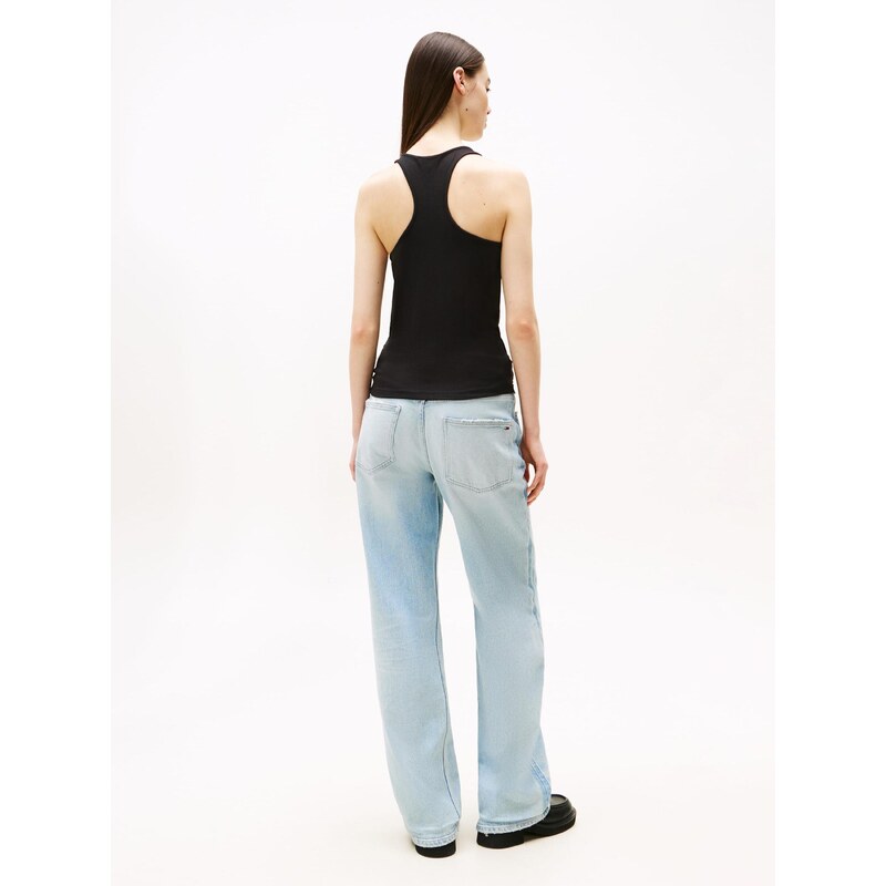 Tommy Jeans Top mornarska / rdeča / črna / bela