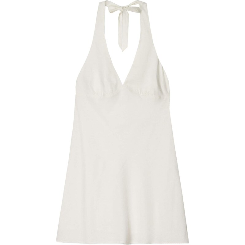 Bershka Poletna obleka bela