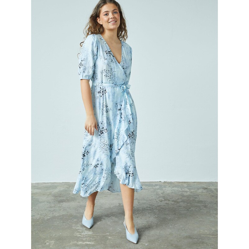 SISTERS POINT Obleka 'GIVLA' golobje modra / nebeško modra / črna