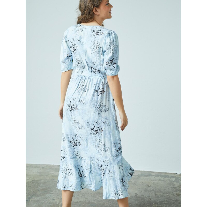 SISTERS POINT Obleka 'GIVLA' golobje modra / nebeško modra / črna