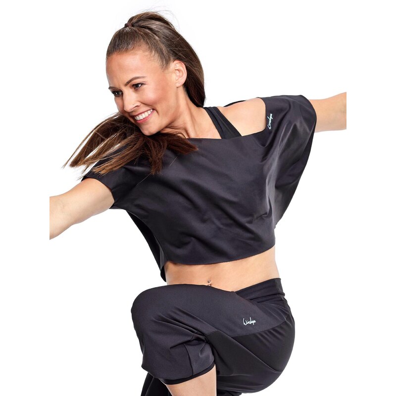 Winshape Funkcionalna majica 'DT104' črna / bela