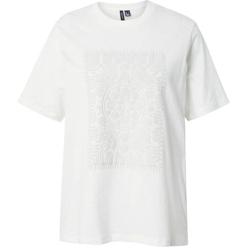 VERO MODA Majica 'VMTAMMI CATY' kremna / bela