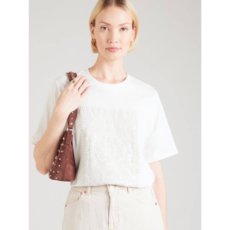 VERO MODA Majica 'VMTAMMI CATY' kremna / bela