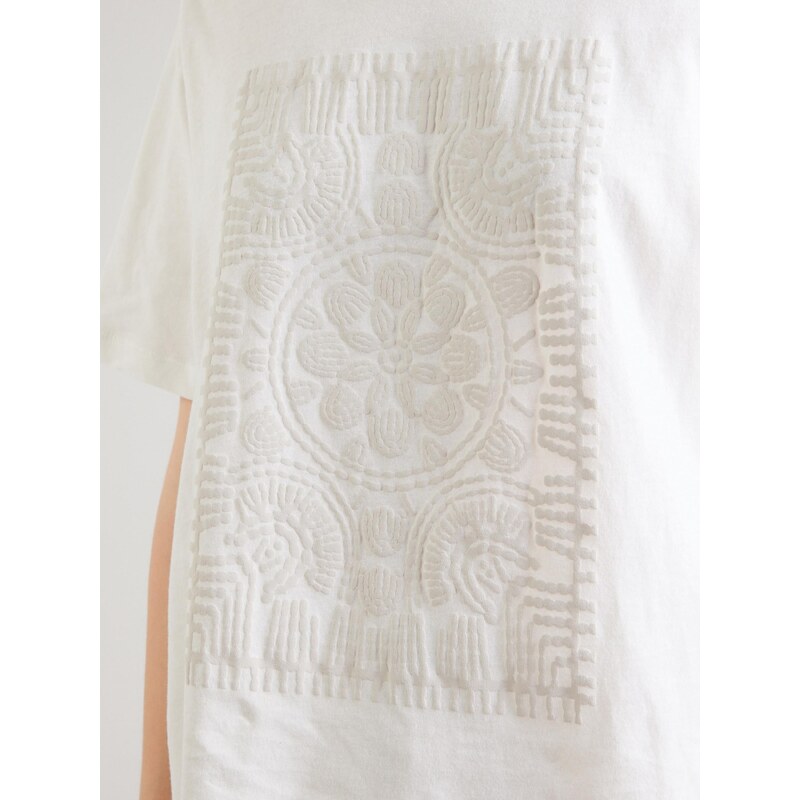 VERO MODA Majica 'VMTAMMI CATY' kremna / bela