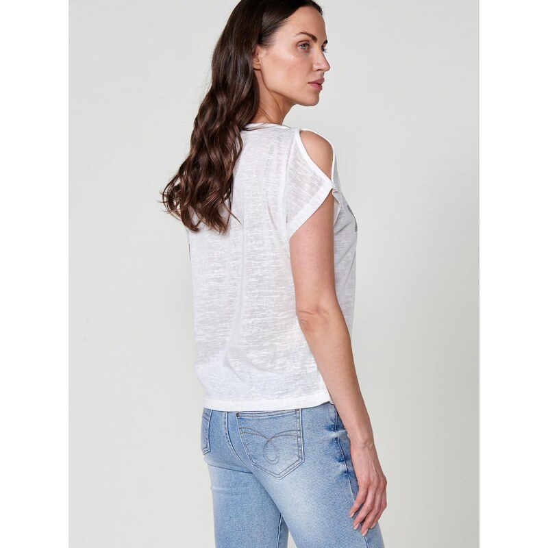 KOROSHI Majica črna / bela