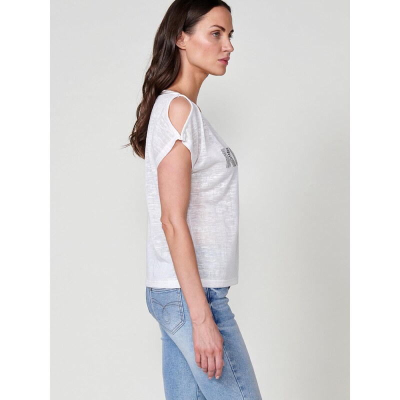 KOROSHI Majica črna / bela