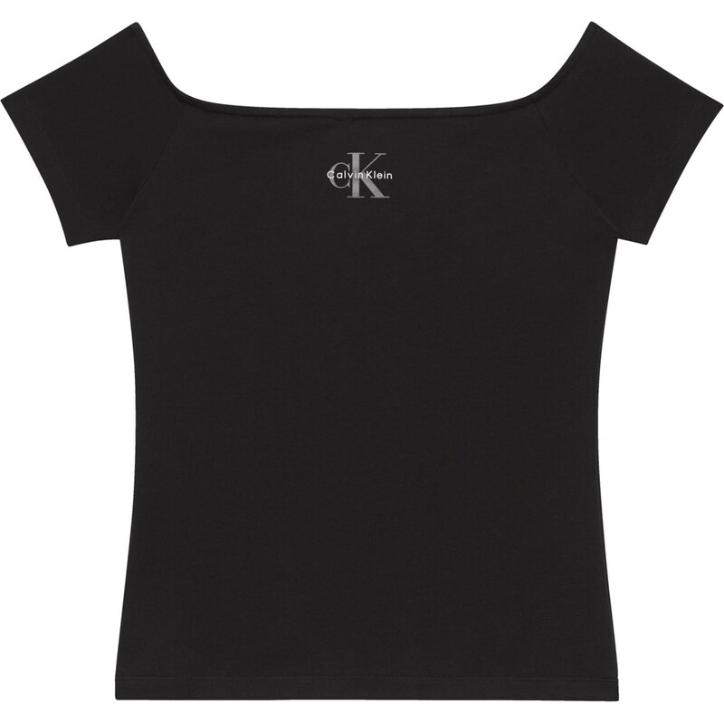 Calvin Klein Jeans Majica siva / črna / bela