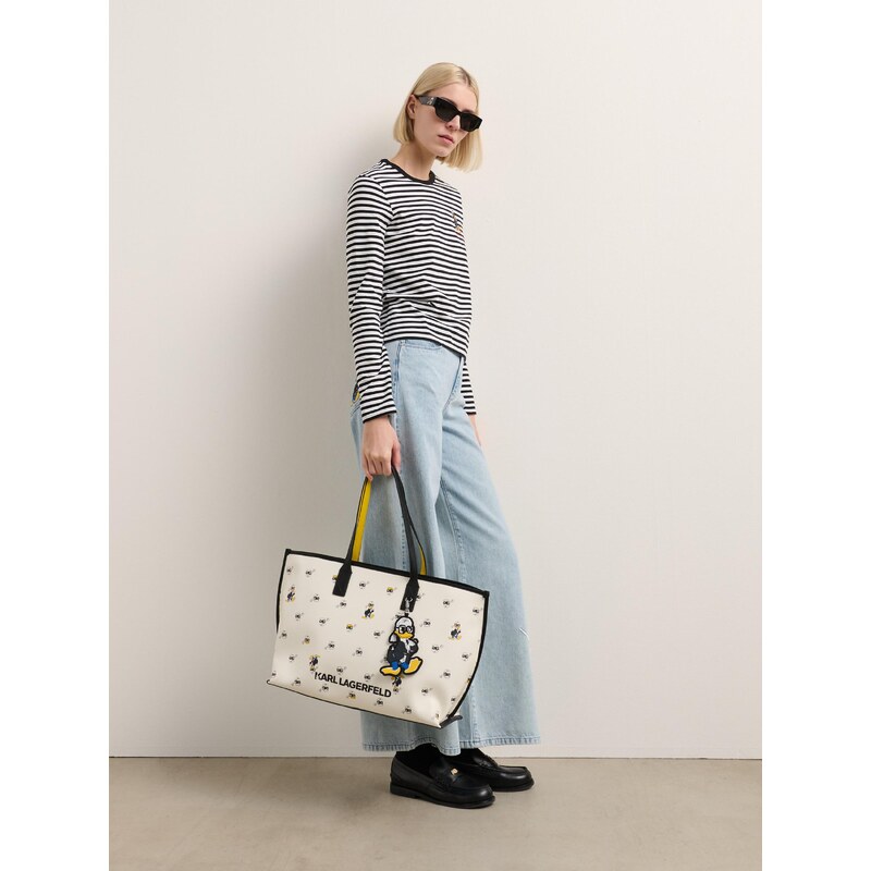 Karl Lagerfeld Majica 'Disney X Karl Lagerfeld' modra / rumena / črna / bela