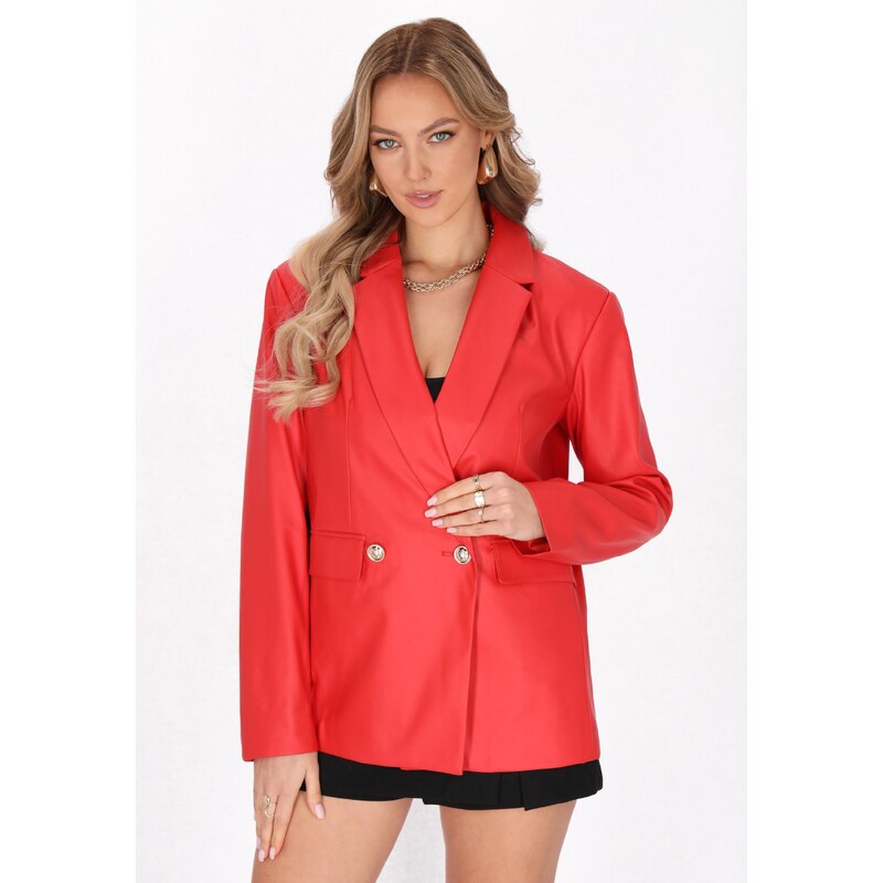faina Blazer 'Classy Look' rdeča