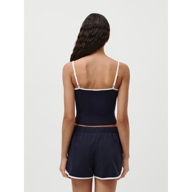 LeGer by Lena Gercke Top 'Ela' mornarska / bela