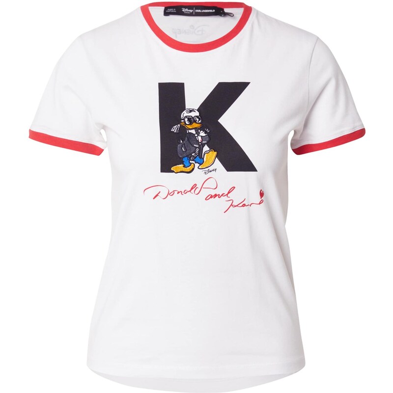 Karl Lagerfeld Majica 'Disney x KL' kraljevo modra / brusnica / črna / bela