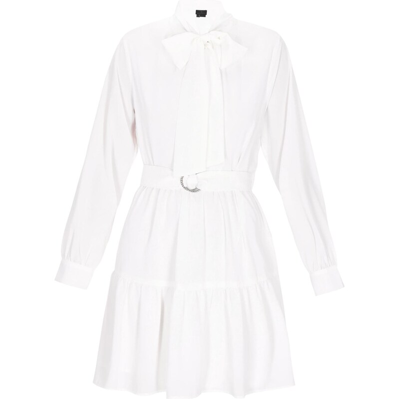 DreiMaster Klassik Dolga srajca 'Classic Look' bela