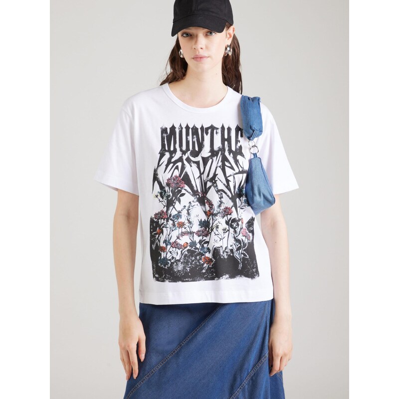 Munthe Majica 'PRIZE' temno oranžna / pitaja / črna / bela