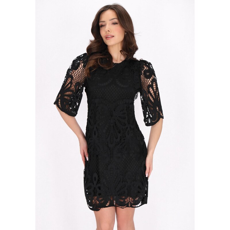 faina Koktejl obleka 'Fashion Look' črna