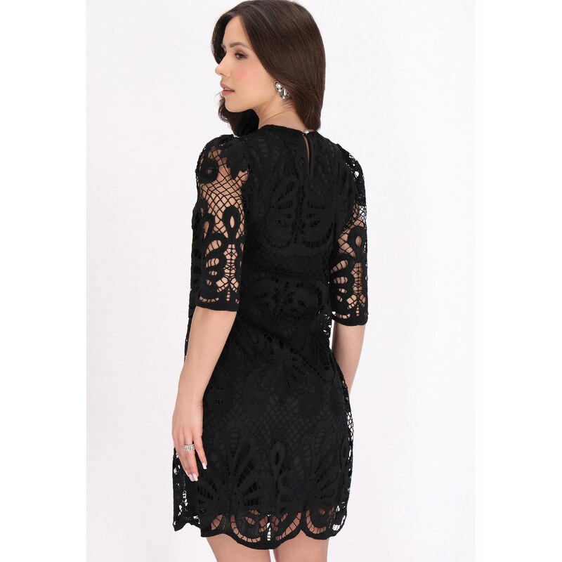 faina Koktejl obleka 'Fashion Look' črna