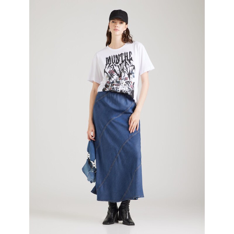 Munthe Majica 'PRIZE' temno oranžna / pitaja / črna / bela