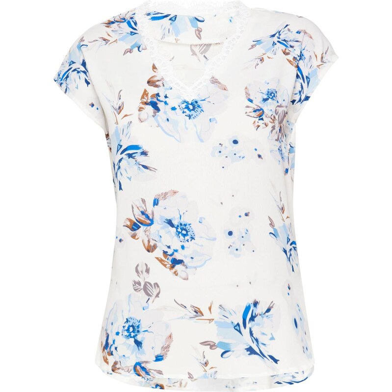 Usha Top svetlo modra / temno modra / rjava / bela