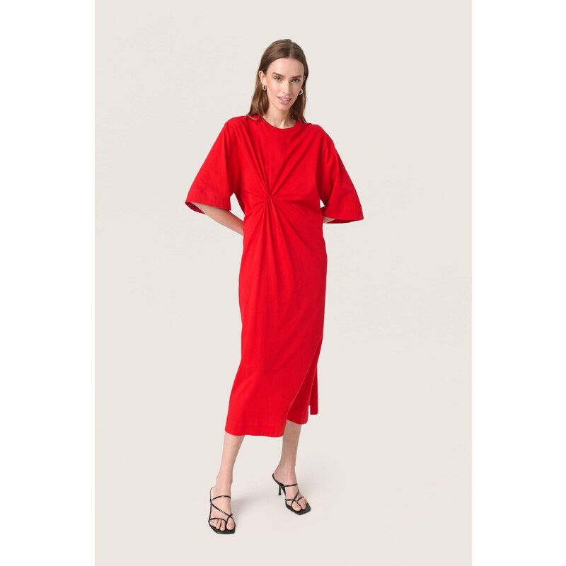 SOAKED IN LUXURY Obleka 'Aeve' živo rdeča