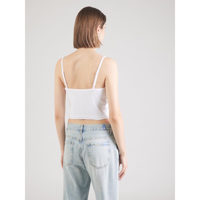 Calvin Klein Jeans Top rdeča / bela