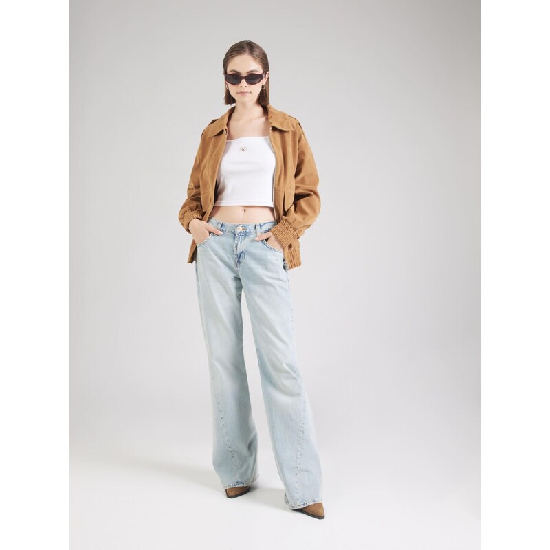 Calvin Klein Jeans Top rdeča / bela