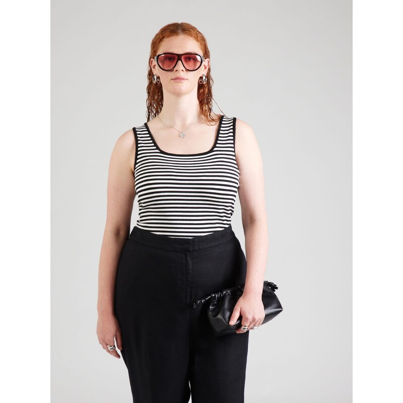 Tommy Hilfiger Curve Top črna / bela