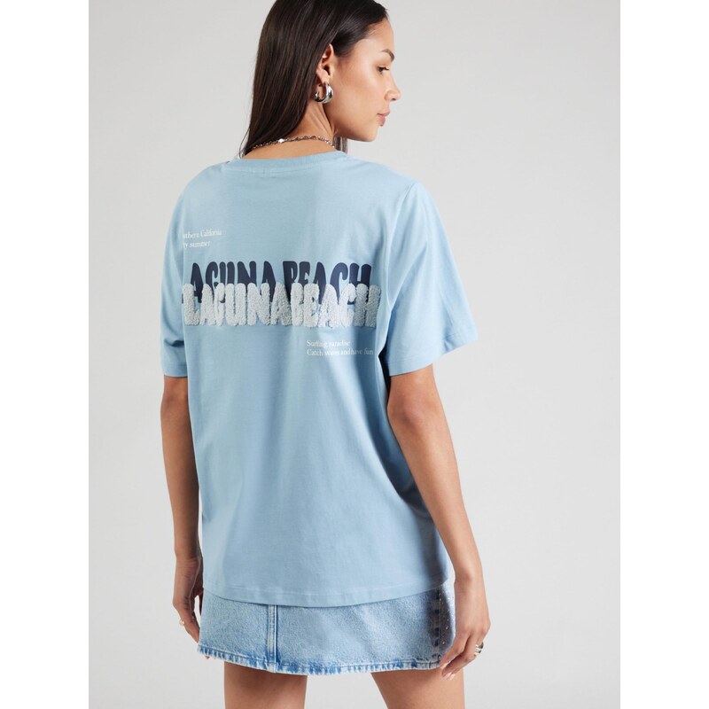 VERO MODA Majica 'VMDORIS CATY' modra / svetlo modra / bela