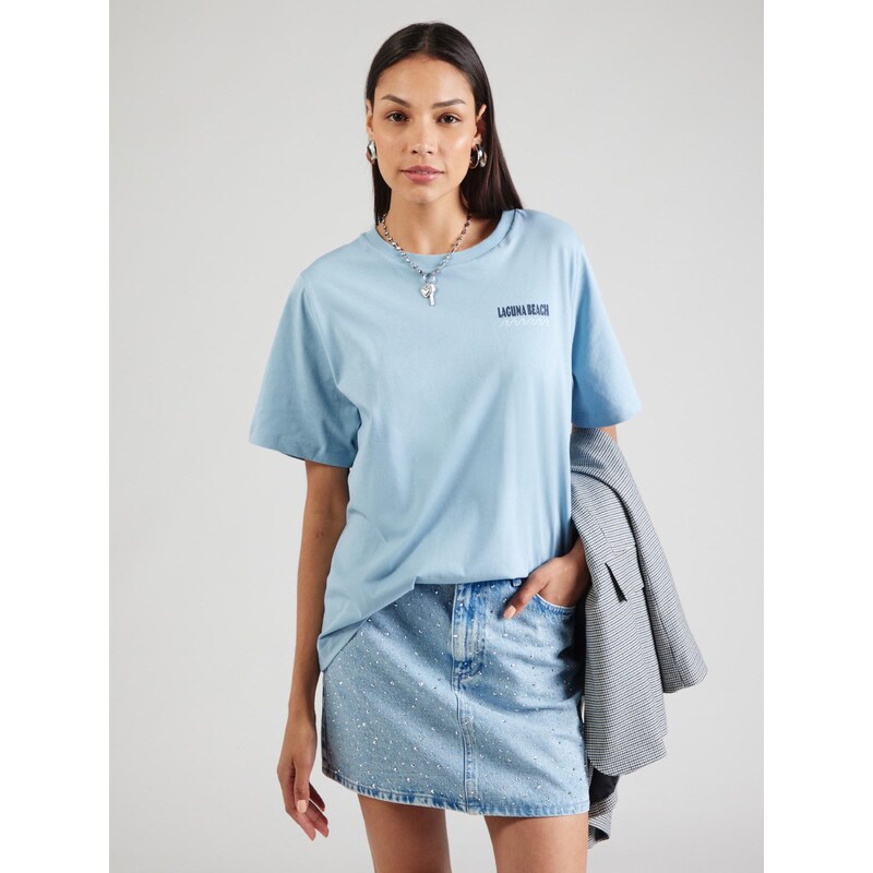 VERO MODA Majica 'VMDORIS CATY' modra / svetlo modra / bela