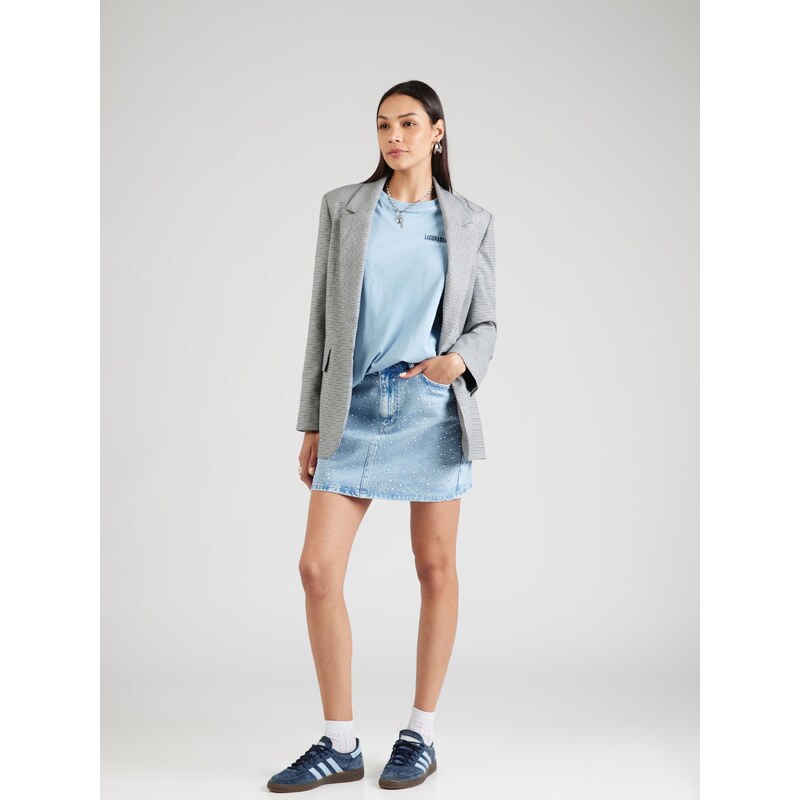 VERO MODA Majica 'VMDORIS CATY' modra / svetlo modra / bela