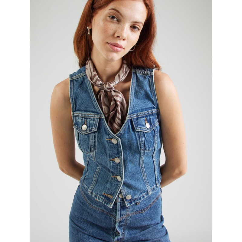 LEVI'S  Brezrokavnik 'Bella Denim Corset' moder denim
