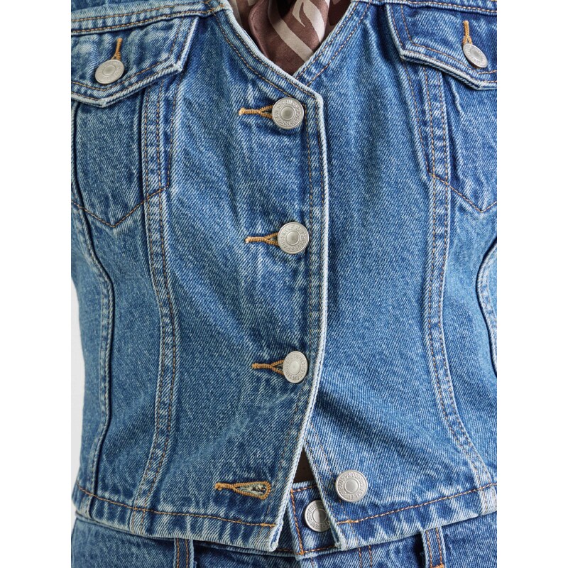 LEVI'S  Brezrokavnik 'Bella Denim Corset' moder denim