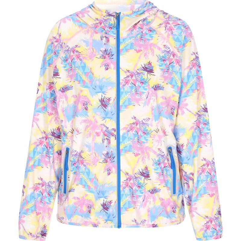 swirly Prehodna jakna svetlo modra / lila / roza / bela