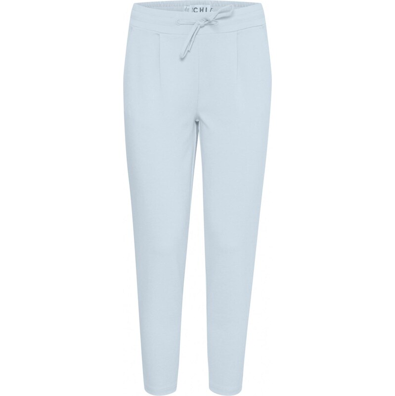 ICHI Hlače z naborki 'Kate' svetlo modra