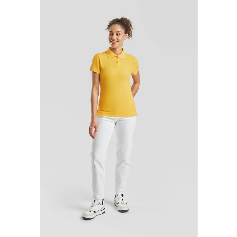 Yellow Polo Fruit of the Loom