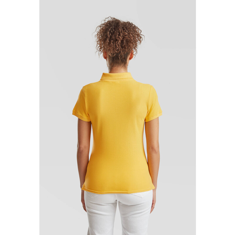 Yellow Polo Fruit of the Loom