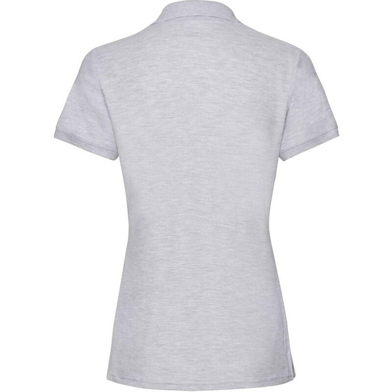 Grey Polo Fruit of the Loom Women's T-shirt