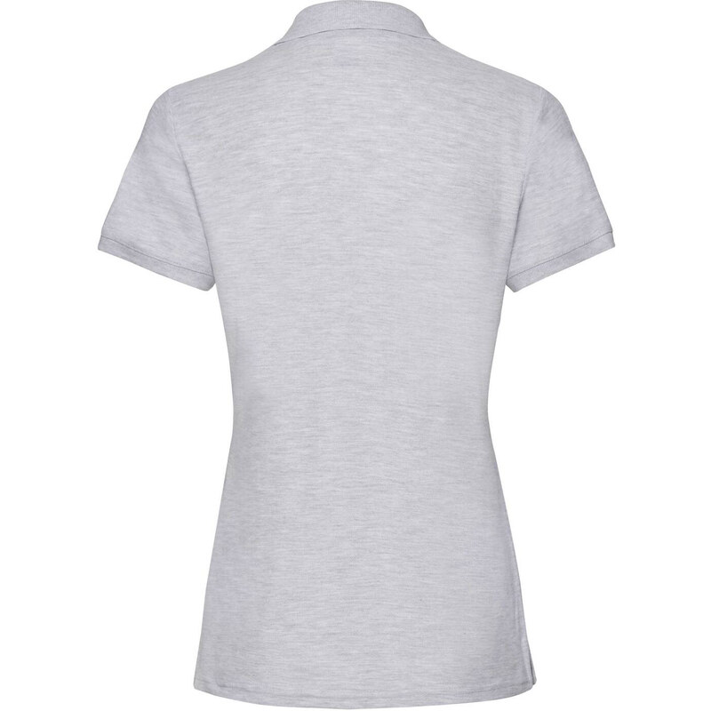 Grey Polo Fruit of the Loom Women's T-shirt