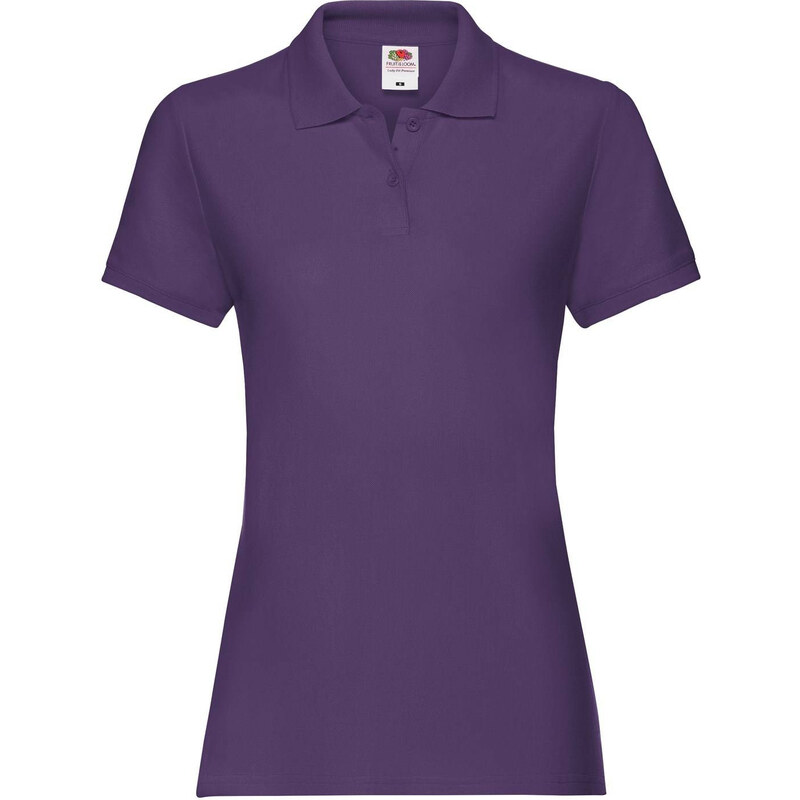 Purple Polo Fruit of the Loom