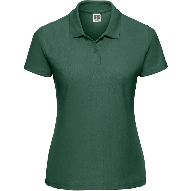 Polycotton Women's Green Polo Shirt Russell