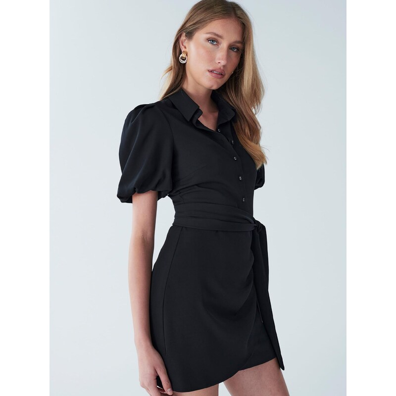 BWLDR Obleka 'KAYDA MINI DRESS' črna