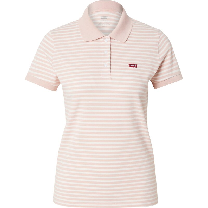 LEVI'S  Majica 'Slim Polo Shirt' roza / bela