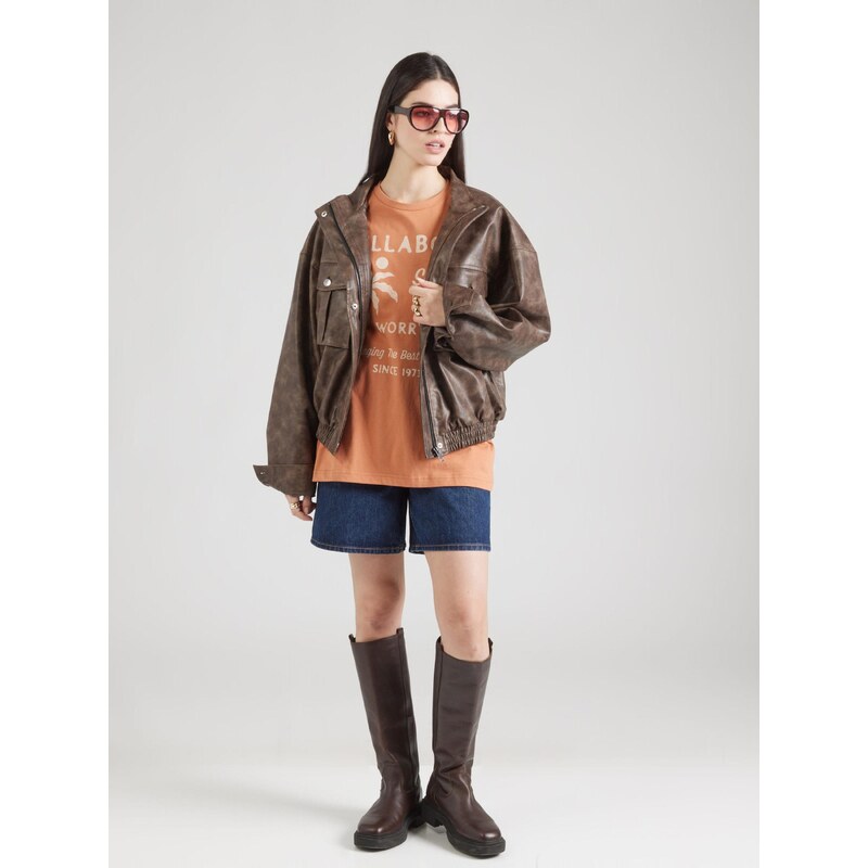 BILLABONG Majica 'JUMPS IN WATER' mokka