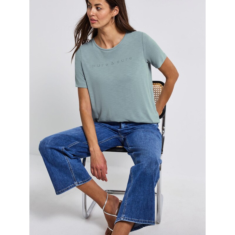 STREET ONE Majica golobje modra