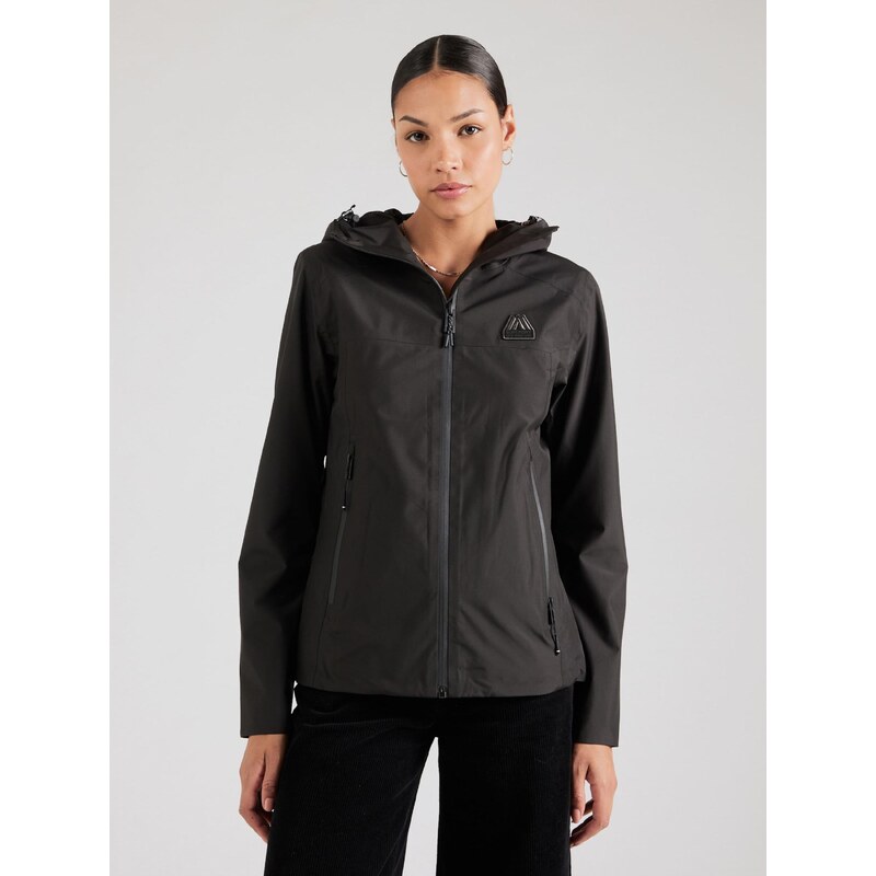 Superdry & Co Funkcionalna jakna brokat / črna